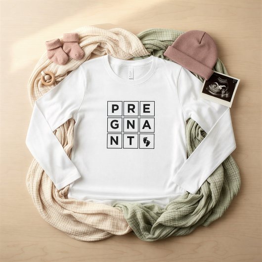 Sarcastic "Ask Me About My Due Date" Funny Tri-Blend Shirt