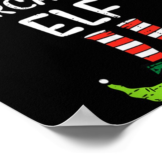 Sarcastic Elf Xmas Matching Christmas For Family M Poster (Hoek)