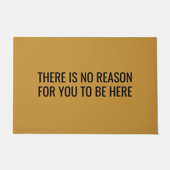 Sarcastic Funny Rude Deurmat (Voorkant)