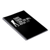 Sarcastic Golf Joke Golf Course Humor Golfing Notitieboek (Rechterzijde)