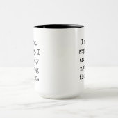 Sarcastic Law Quote Office Mug for Lawyer Gift (Centre)