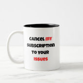 Sarcastic Minimalist Quote Mug - Cancel my (Gauche)