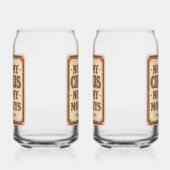 Sarcastic Not My Circus Not My Monkeys Blikvorm Glas (Links)