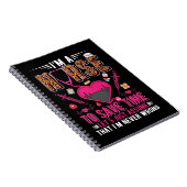 Sarcastic Nurse Leopard Print Funny Nurzing Notitieboek (Rechterzijde)