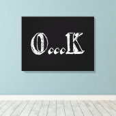 Sarcastic OK Canvas Afdruk (Insitu (Houten vloer))