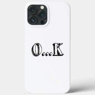 Sarcastic OK iPhone 13 Pro Max Hoesje