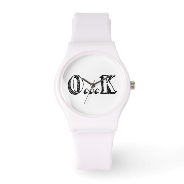 Sarcastic OK Horloge (Voorkant)