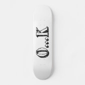 Sarcastic OK Skateboard (Voorkant)