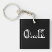 Sarcastic OK Sleutelhanger (Voorkant)