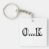 Sarcastic OK Sleutelhanger (Voorkant)