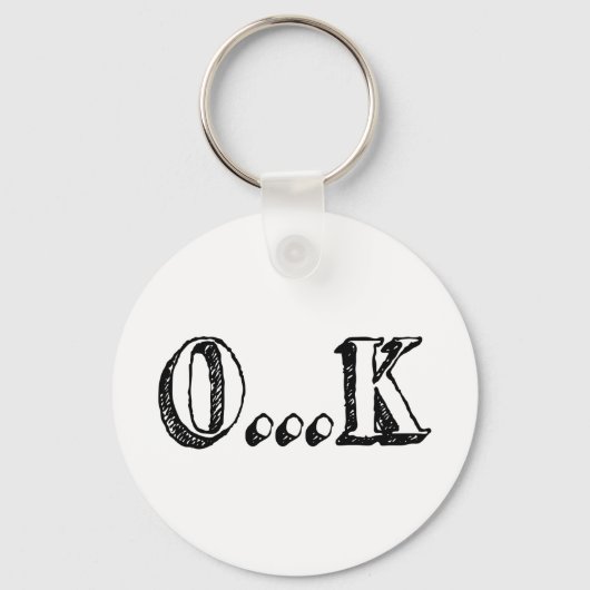 Sarcastic OK Sleutelhanger (Voorkant)