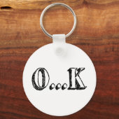 Sarcastic OK Sleutelhanger (Voorkant)