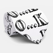 Sarcastic OK Stropdas (Opgerold)