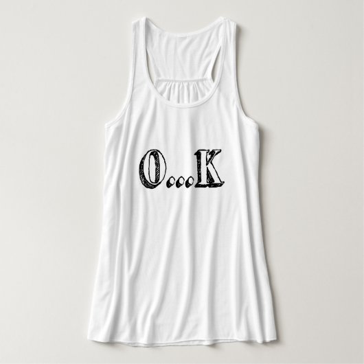Sarcastic OK Tanktop (Design voorkant)