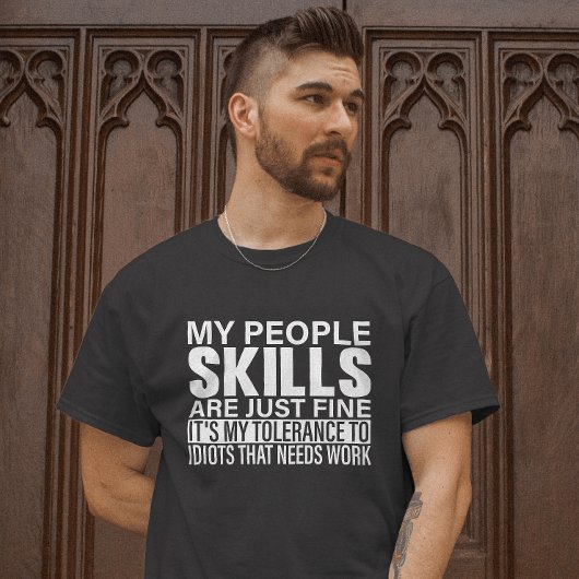 Sarcastic Skills T-shirt - Tolerantie Humor