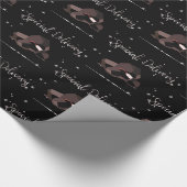 Sarcastic Special Delivery Script Lof of Coal Cadeaupapier (Hoek)