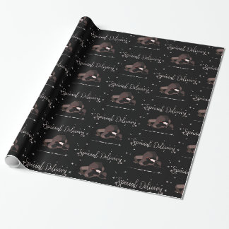 Sarcastic Special Delivery Script Lof of Coal Cadeaupapier