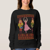 Sarcastic Xmas Nutcracker Ugly Christmas Sweater (Voorkant)