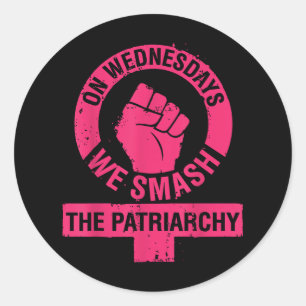 Sarcastisch Anti Valentijnsdag Shirt voor Vrouwen Ronde Sticker