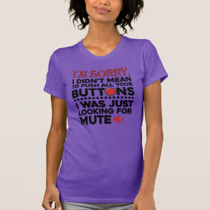 Sarcastisch citaat betekende niet dat je je Button T-shirt