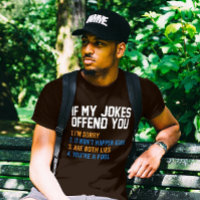 Sarcastisch excuus T-shirt: openhartige Humor