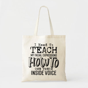 Sarcastisch grappig citaat tote bag