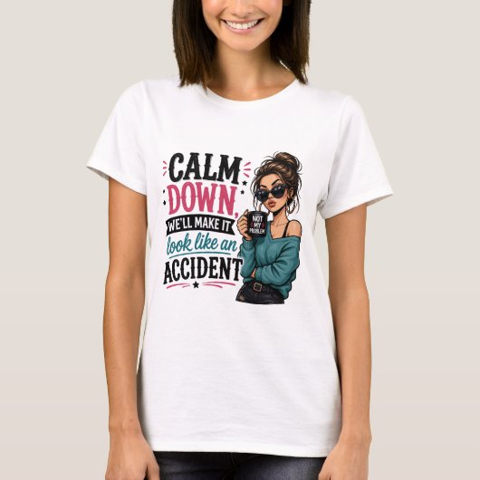 Sarcastisch grappig T-shirt (Voorkant)