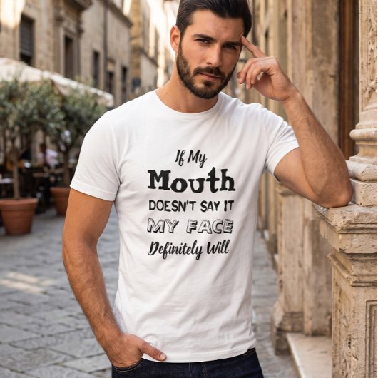 Sarcastisch Grappig Wit T-Shirt