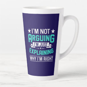 Sarcastisch Grappige Citaat Ontwerp Latte Mok