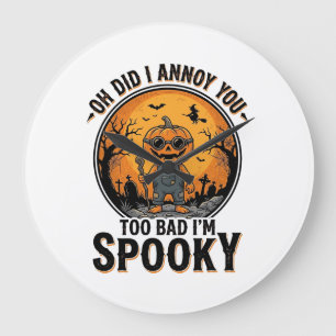 Sarcastisch Halloween T-shirt Grappige Geheime Beg Grote Klok