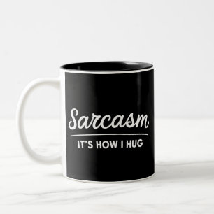 Sarcastisch Het is hoe ik grappige sarcastische hu Tweekleurige Koffiemok
