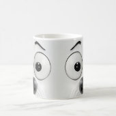 Sarcastisch hondengezicht 3D Koffiemok (Center)