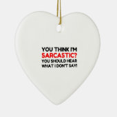 Sarcastisch Keramisch Ornament (Rechts)
