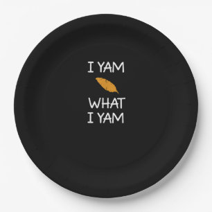 Sarcastisch, Pun I Yam Wat ik Yam, Grappig, Joke, Papieren Bordje