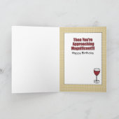 Sarcastisch Sassy Grappig Ouderdom Gezegde Man Ver Kaart (Binnen)