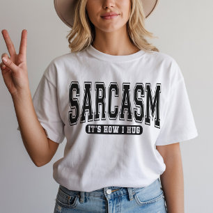 Sarcastisch T-shirt met tekst 'Dit is hoe ik je kn