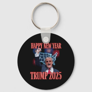 Sarcastisch Trump Gelukkig Nieuwjaar 2025 47ste Pr Sleutelhanger