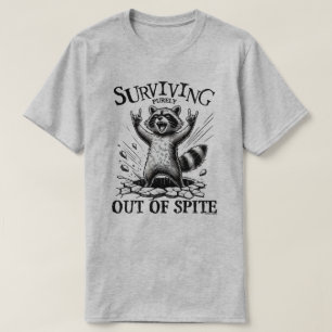 Sarcastisch Wasbeer Heren T-shirt