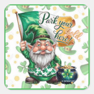 Sarcastisch wit van een kabouter kabouter! vierkante sticker