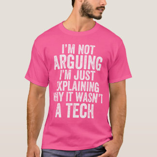 Sarcastische basketbalspeler argument scheidsrecht t-shirt