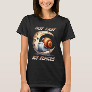 Sarcastische boze slak humoristische slogan niet s t-shirt