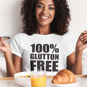 Sarcastische dieet humor Grappige foodie quote T-shirt