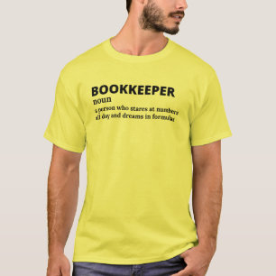 Sarcastische financieel analist definitie T-shirt