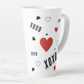 Sarcastische gelukkige verjaardag voor beste vrien latte mok (Rechterhoek)