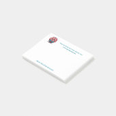 Sarcastische grappige gedachtelezer post-it® notes (Schuin)