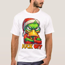 Sarcastische Grumpy Duck Kerstmis