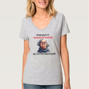 Sarcastische "Ik ben Doof" T-Shirt