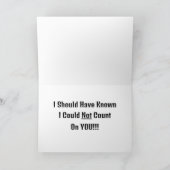 Sarcastische Kaart (Binnen)