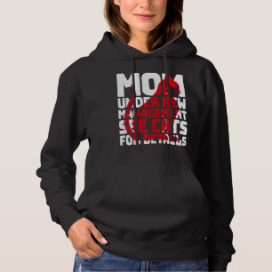 Sarcastische kat Humor mam onder nieuw beheer Hoodie