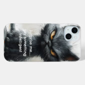 Sarcastische kat iPhone / iPad hoesje (Achterkant (horizontaal))